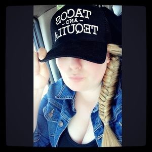 EUC Black Trucker Hat